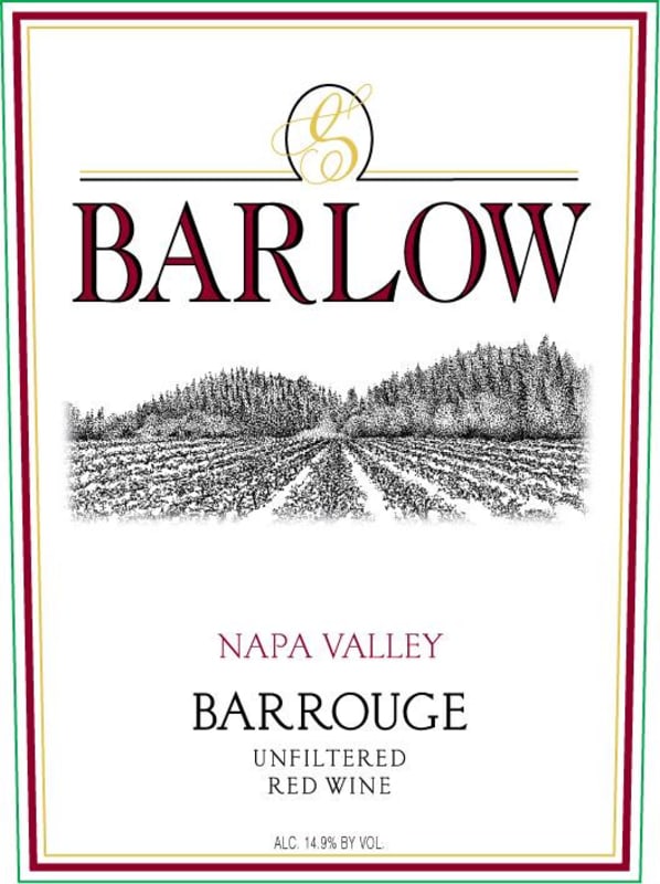 Barlow Barrouge Red 2007 Front Label