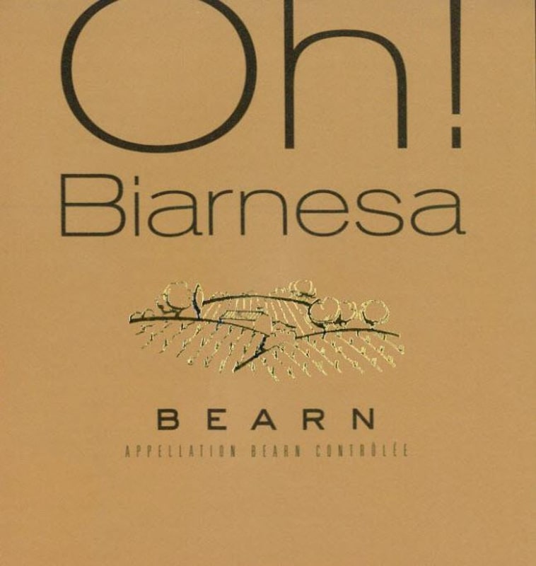 Cave de Gan Oh Biarnesa 2012 Front Label