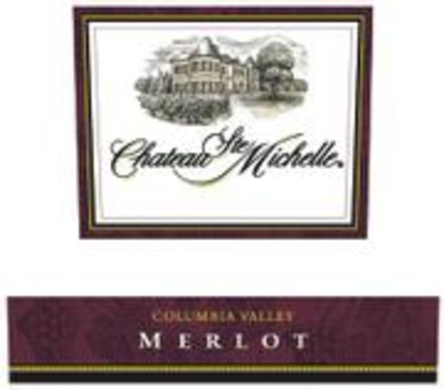 Chateau Ste. Michelle Columbia Valley Merlot 1999 Front Label