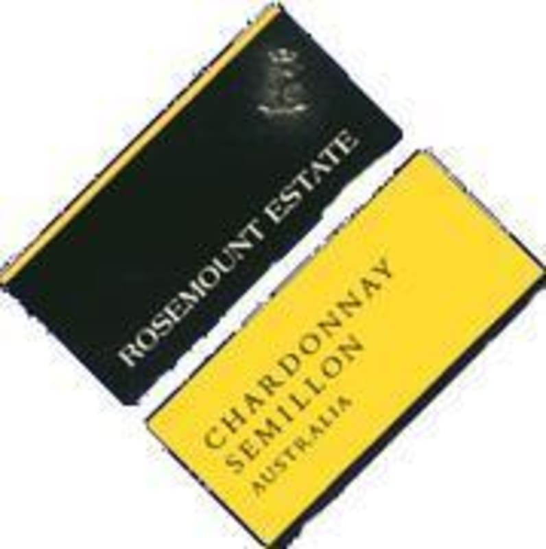 Rosemount Semillon-Chardonnay 2000 Front Label
