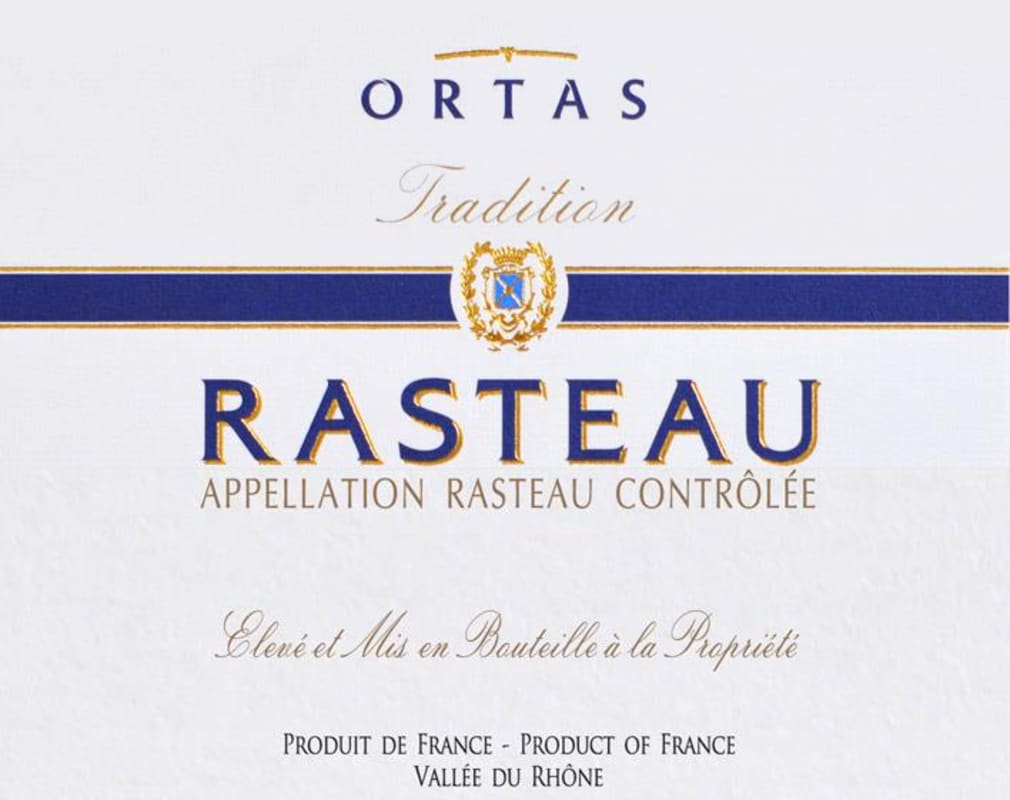 Cave de Rasteau Rasteau Tradition 2014 Front Label