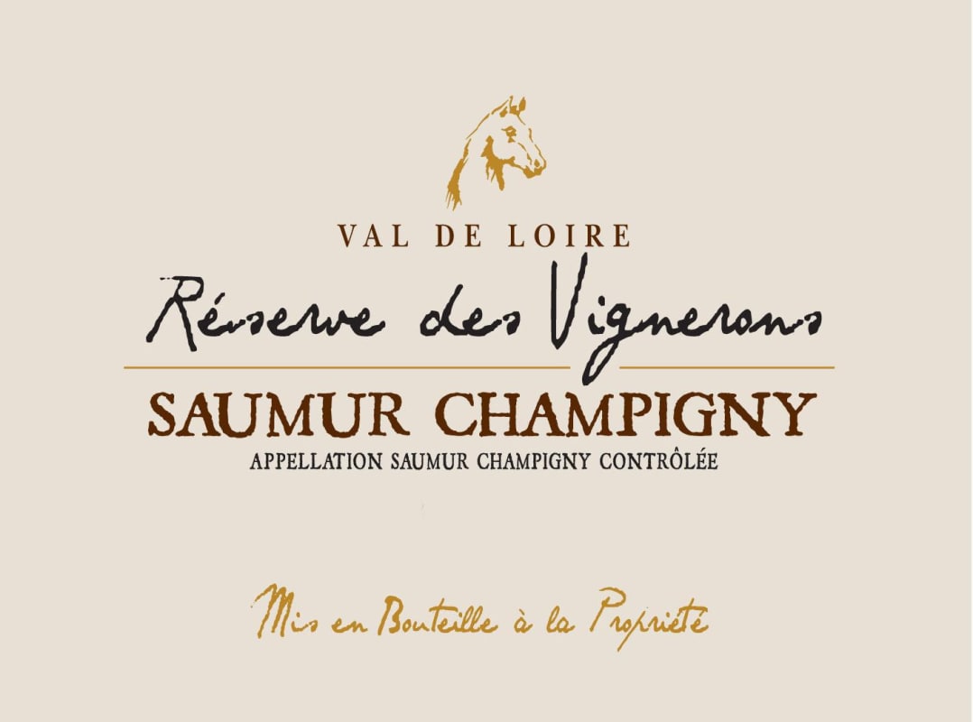 Cave de Saumur Saumur Rouge Reserve des Vignerons 2013 Front Label