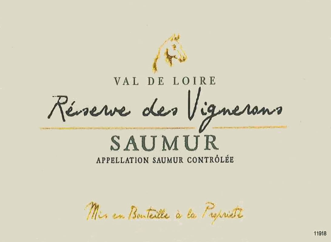 Cave de Saumur Saumur Blanc La Reserve des Vignerons 2011 Front Label