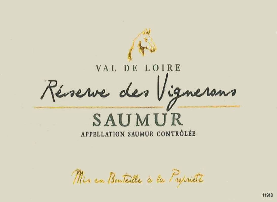 Cave de Saumur Saumur Blanc La Reserve des Vignerons 2010 Front Label