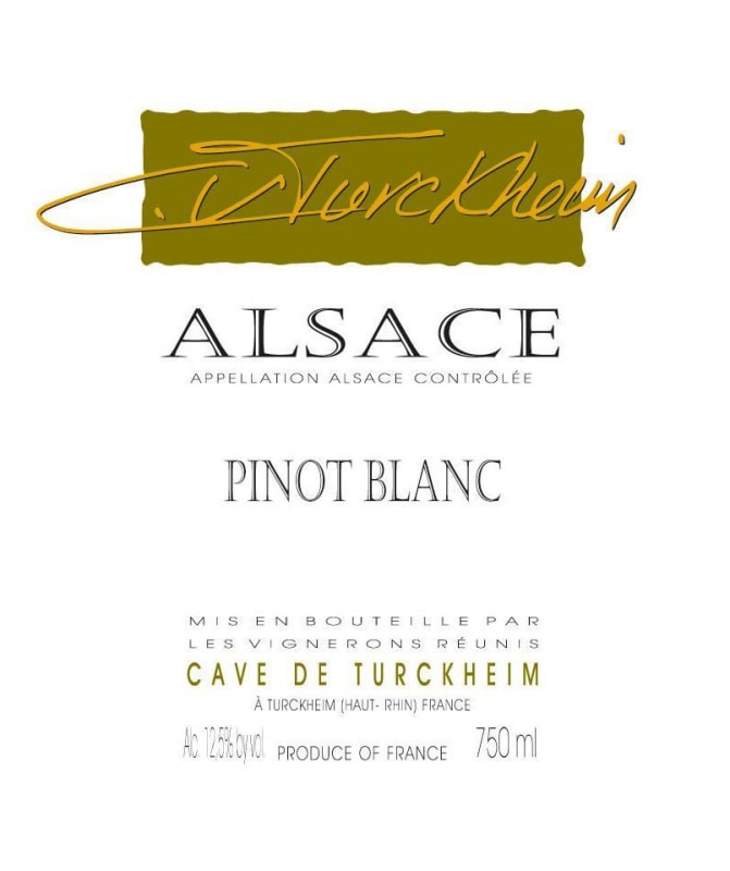 Cave de Turckheim Pinot Blanc 2010 Front Label
