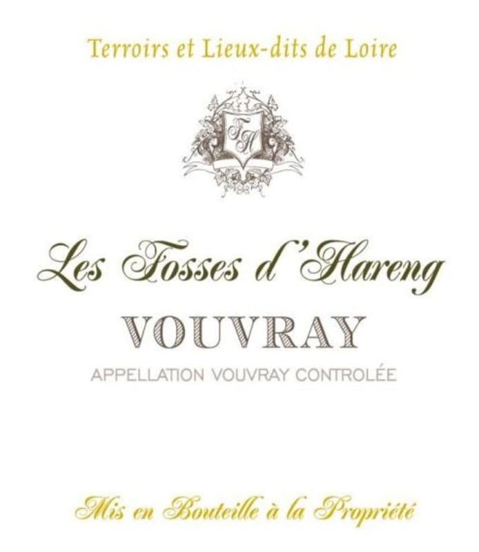 Cave des Producteurs de Vouvray Vouvray Lieux dits les Fosses d'Hareng Demi Sec 2009 Front Label