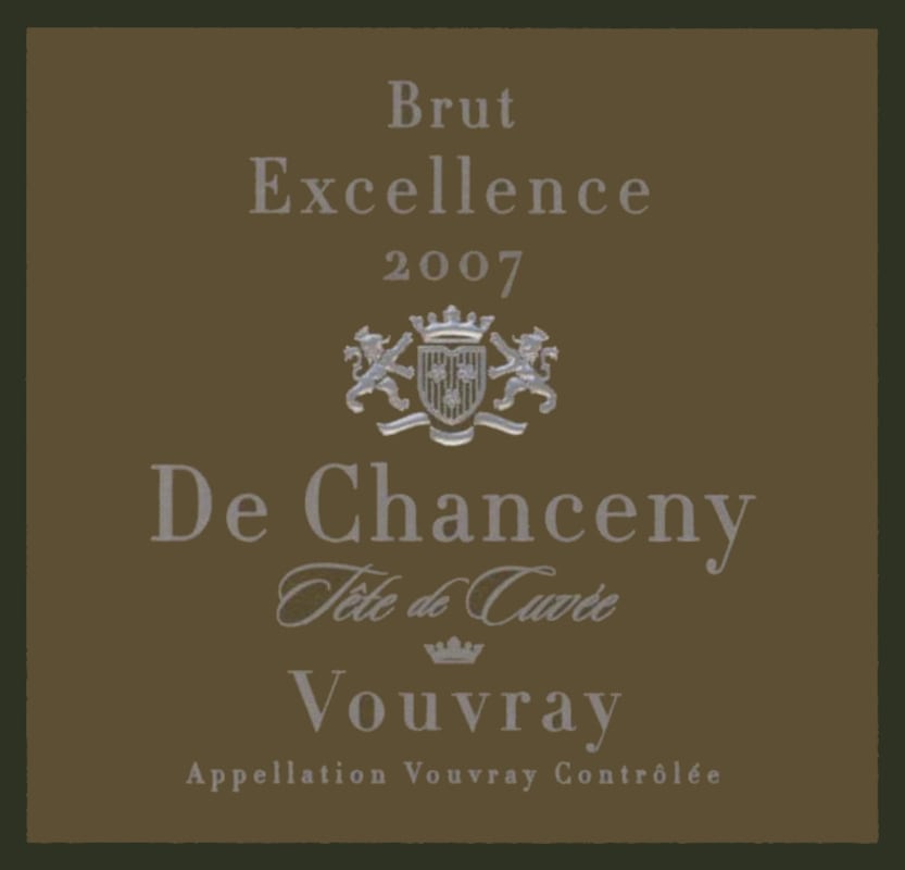 Cave des Producteurs de Vouvray Vouvray De Chanceny Excellence Brut 2007 Front Label