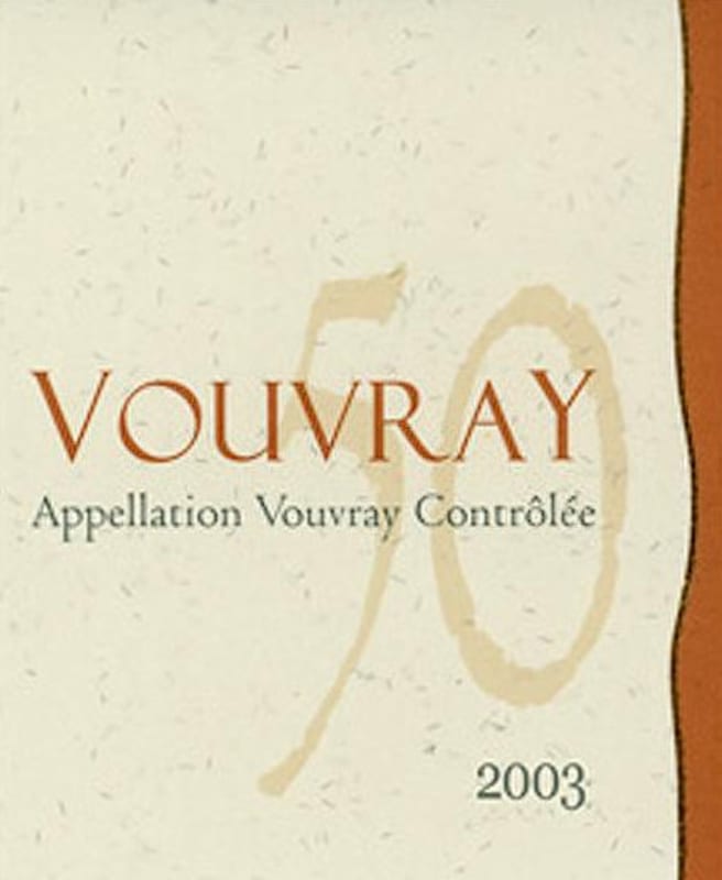 Cave des Producteurs de Vouvray Vouvray Cuvee 50 2003 Front Label