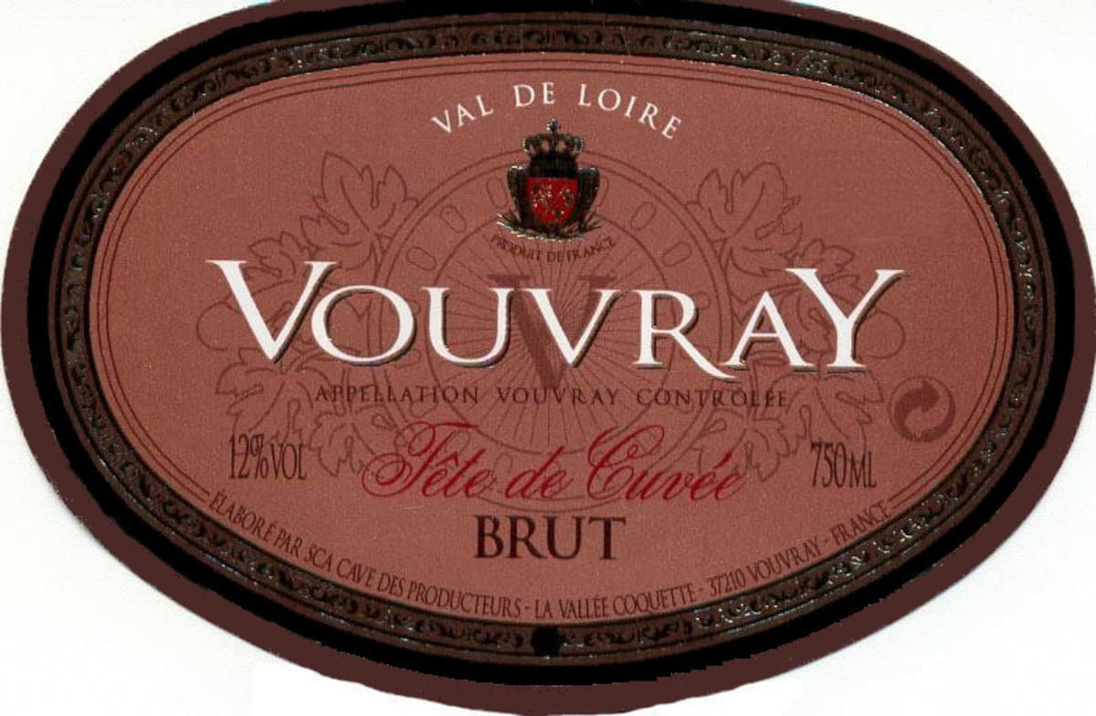 Cave des Producteurs de Vouvray Vouvray Tete Cuvee Brut 2005 Front Label