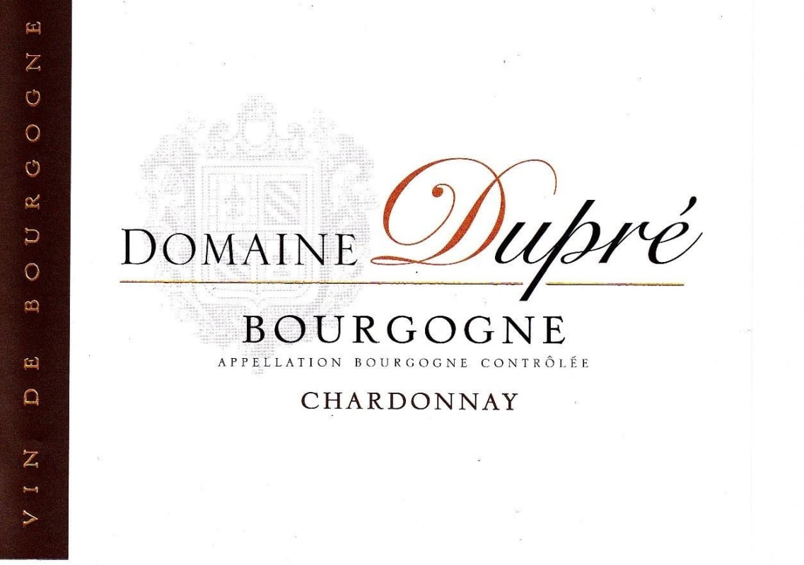 Vignerons de Mancey Dupre Bourgogne Chardonnay 2013 Front Label