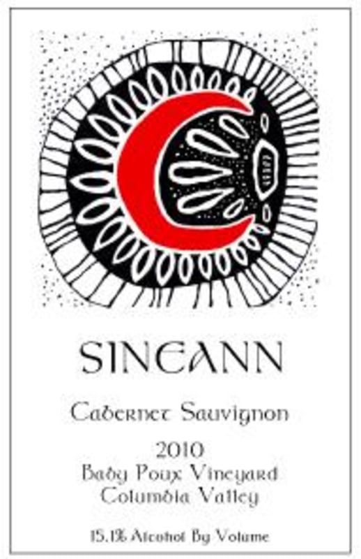 Sineann Baby Poux Cabernet Sauvignon 2000 Front Label