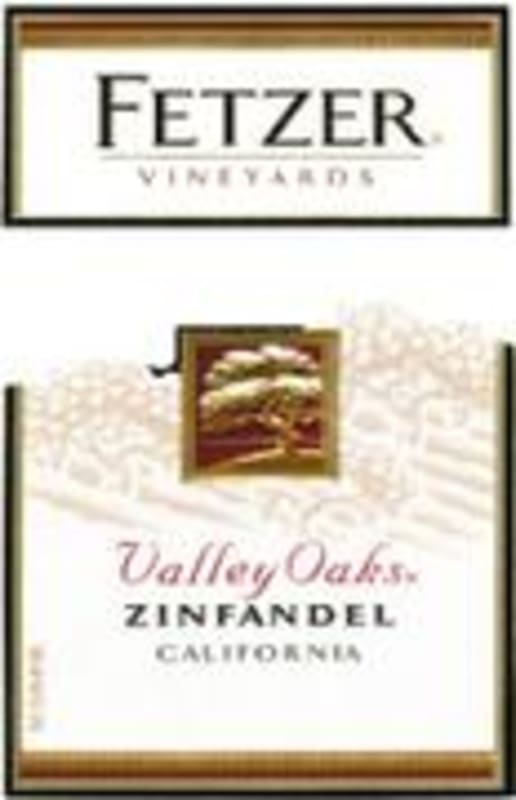 Fetzer Valley Oaks Zinfandel 1998 Front Label