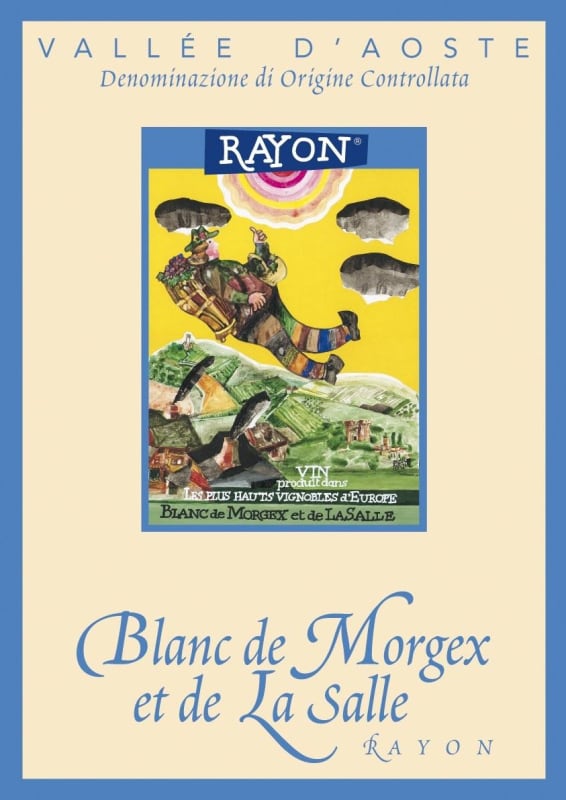 Cave du Vin Blanc Valle d'Aosta Rayon 2013 Front Label