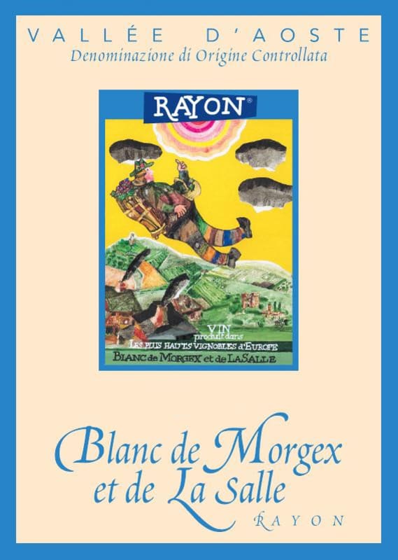 Cave du Vin Blanc Valle d'Aosta Rayon 2008 Front Label