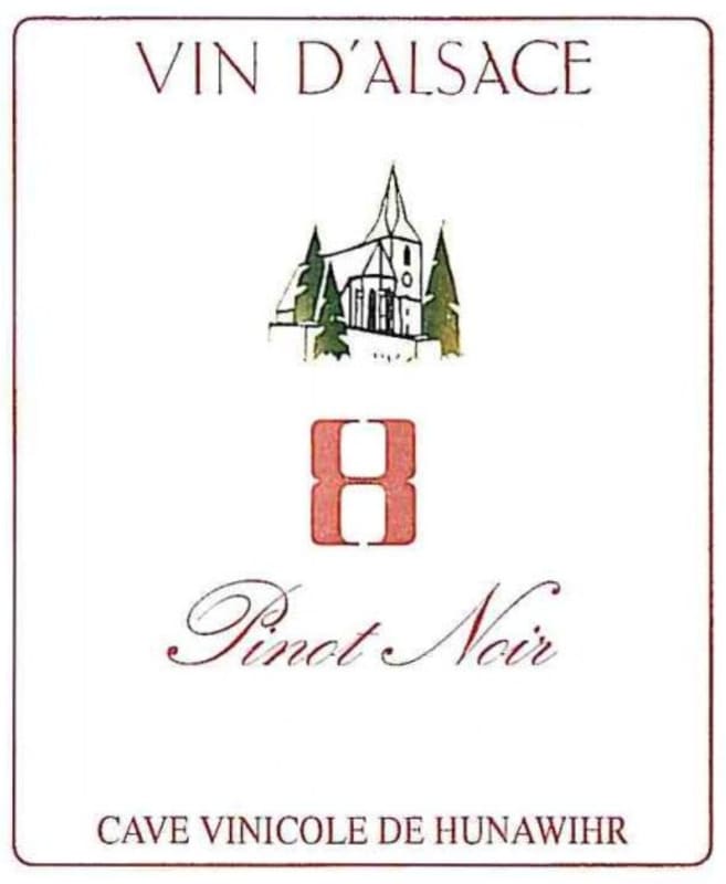 Cave Hunawihr 8 Pinot Noir 2013 Front Label
