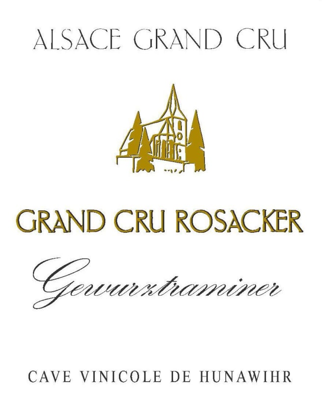 Cave Hunawihr Alsace Rosacker Grand Cru Gewurztraminer 2006 Front Label