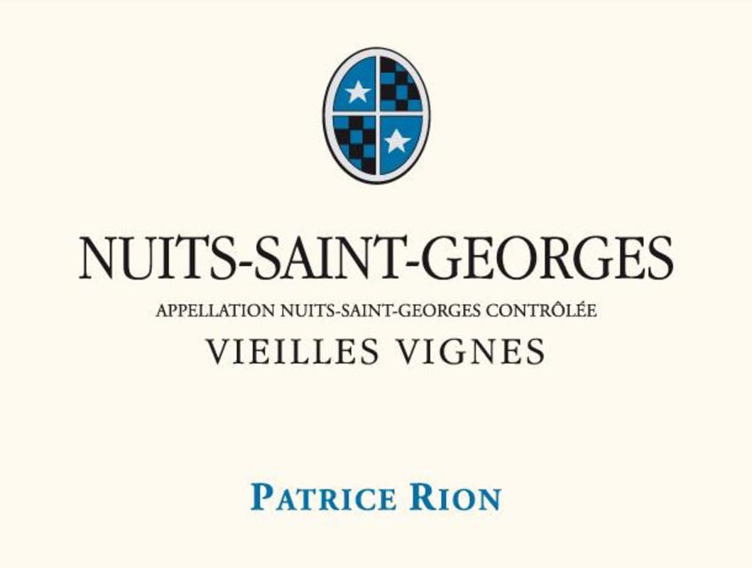 Patrice Rion Nuits-Saint-Georges Vieilles Vignes 2012 Front Label