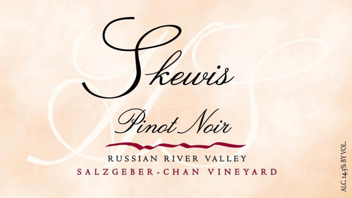 Skewis Salzgeber-Chan Vineyard Pinot Noir 2010 Front Label