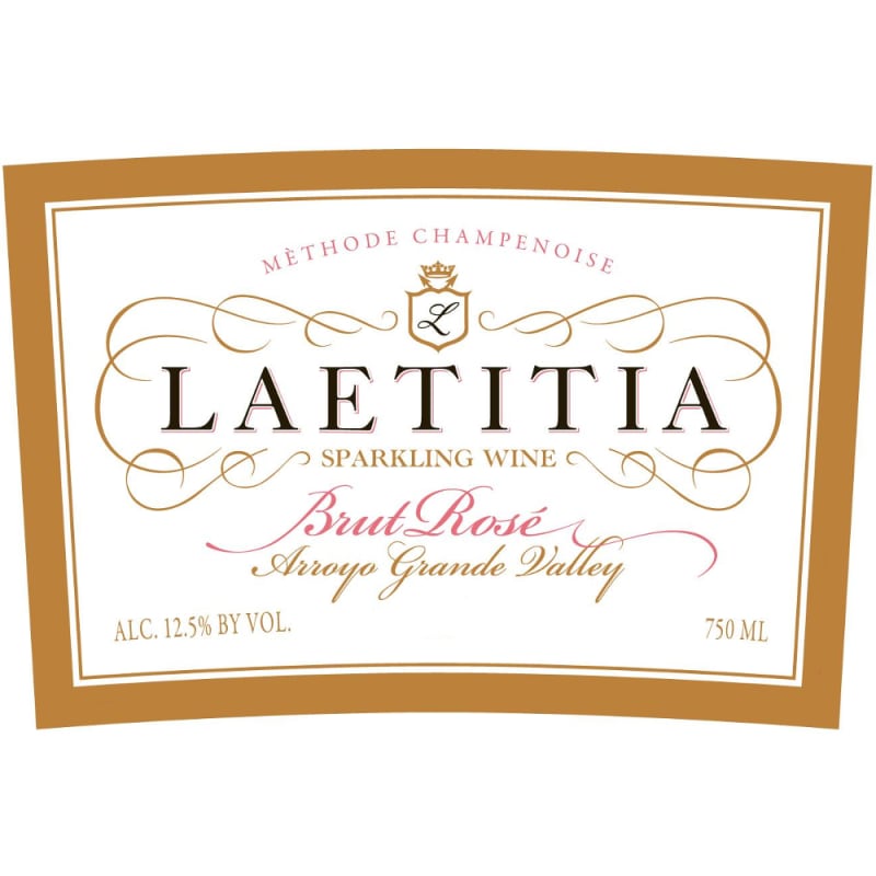 Laetitia Brut Rose 2008 Front Label
