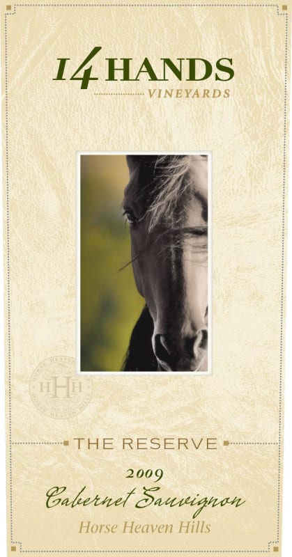 14 Hands The Reserve Cabernet Sauvignon 2009 Front Label