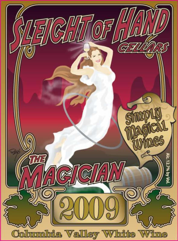Sleight Of Hand Magician White 2009 Front Label
