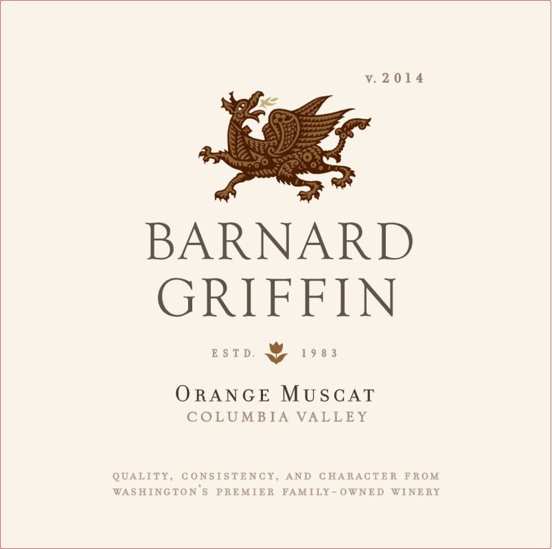 Barnard Griffin Orange Muscat 2014 Front Label
