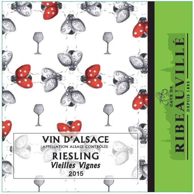 Cave de Ribeauville Riesling Vieilles Vignes 2015 Front Label