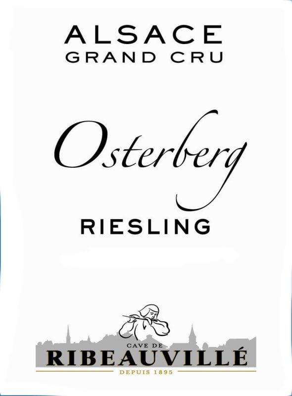 Cave de Ribeauville Osterberg Alsace Grand Cru Riesling 2009 Front Label