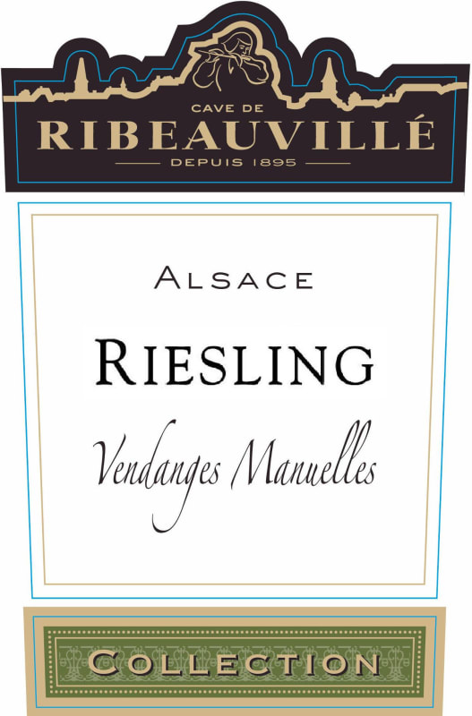 Cave de Ribeauville Collection Riesling 2015 Front Label