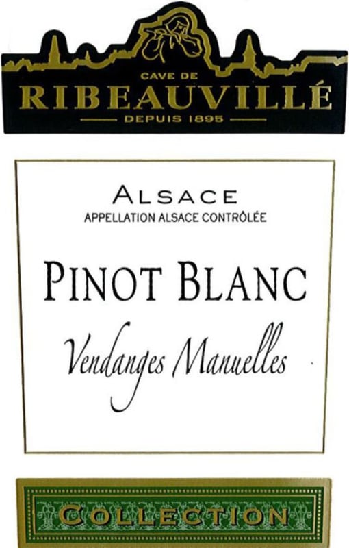 Cave de Ribeauville Collection Pinot Blanc 2015 Front Label