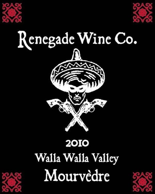Sleight Of Hand Renegade Wine Co. Mourvedre 2010 Front Label