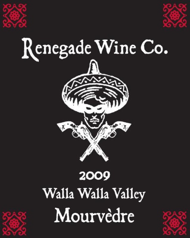 Sleight Of Hand Renegade Wine Co. Mourvedre 2009 Front Label