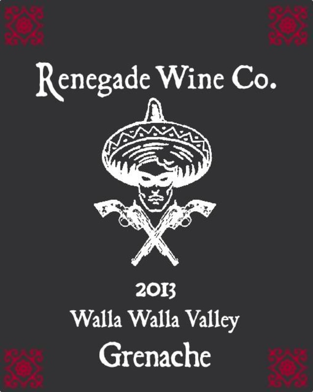 Sleight Of Hand Renegade Wine Co. Grenache 2013 Front Label