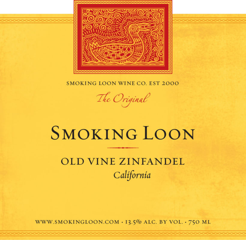 Smoking Loon Old Vine Zinfandel 2010 Front Label