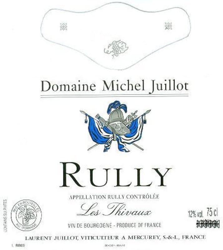 Domaine Michel Juillot Rully Les Thivaux 2014 Front Label