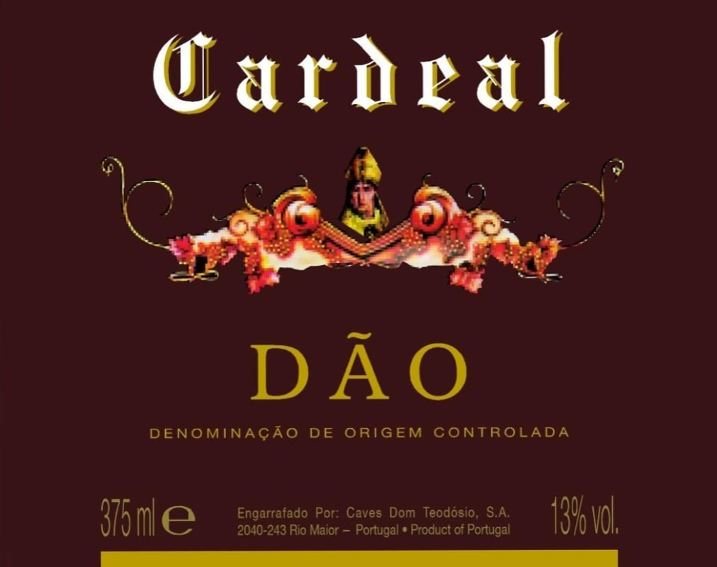 Caves Dom Teodosio Cardeal Tinto 2012 Front Label