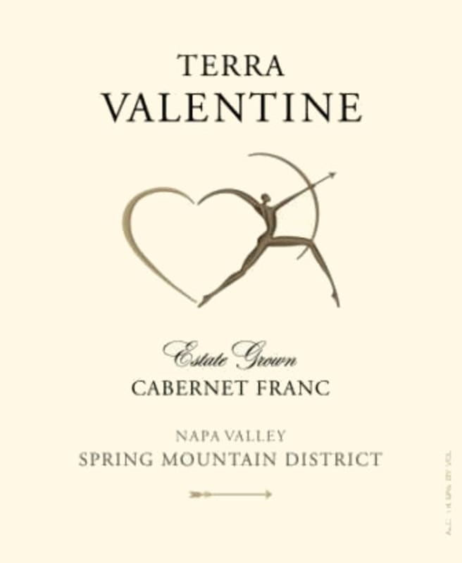 Terra Valentine Estate Cabernet Franc 2014 Front Label