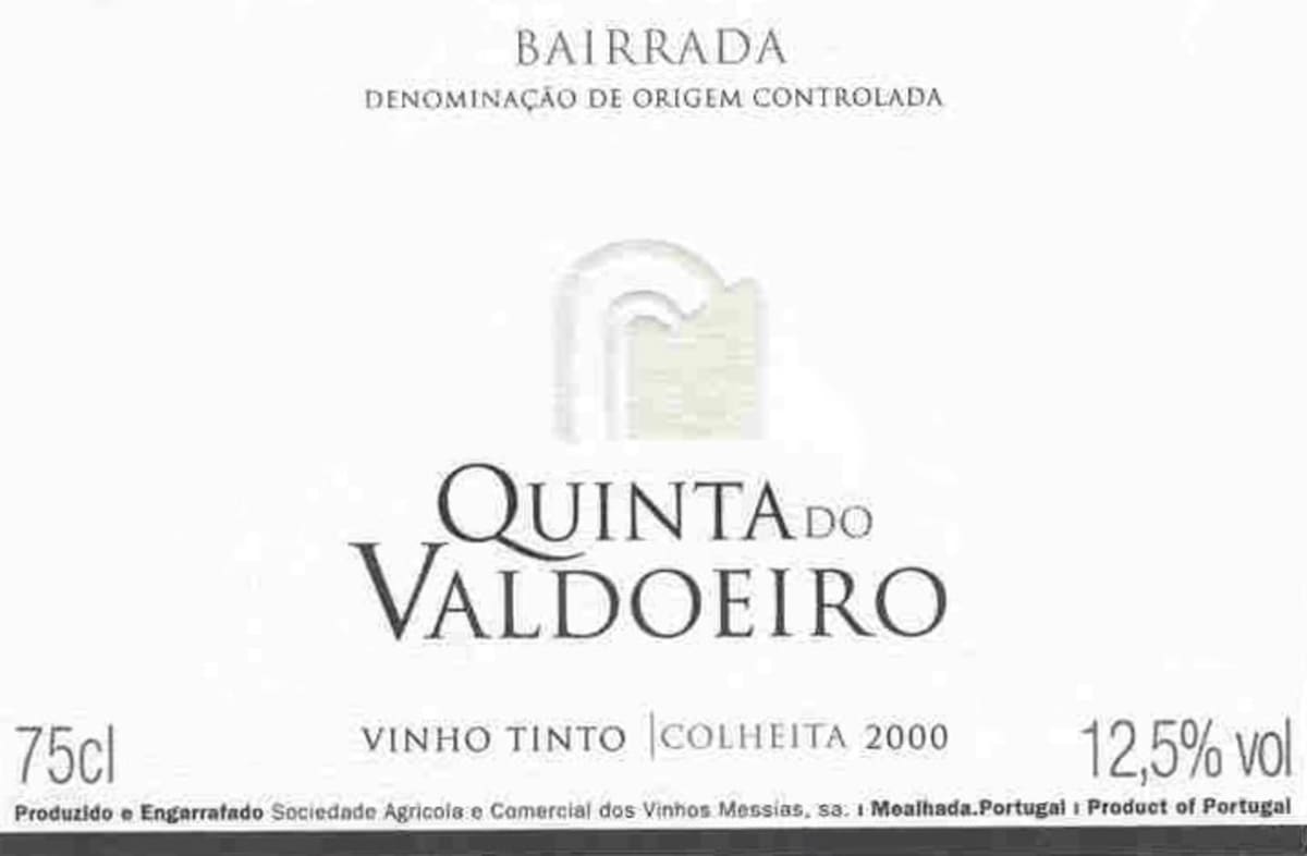 Caves Messias Quinta do Valdoeiro 2000 Front Label