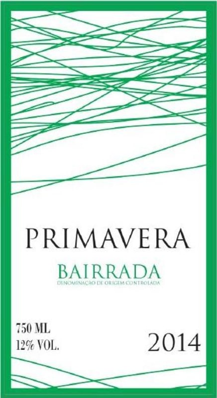 Caves Primavera Branco 2014 Front Label