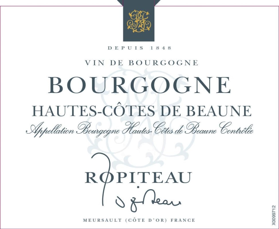 Caves Ropiteau Freres Bourgogne Hautes-Cotes de Beaune 2011 Front Label