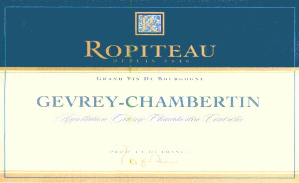 Caves Ropiteau Freres Gevrey-Chambertin 2010 Front Label