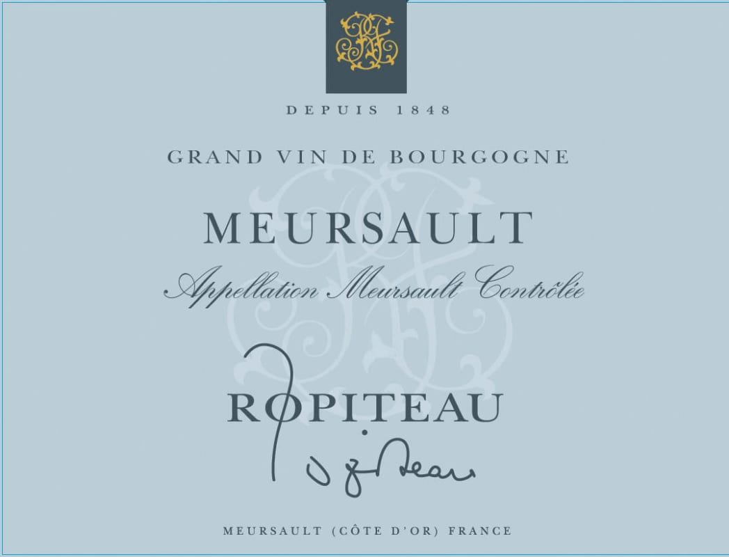 Caves Ropiteau Freres Cote de Beaune Meursault 2014 Front Label