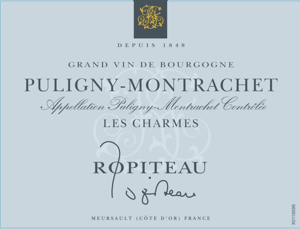 Caves Ropiteau Freres Puligny-Montrachet Les Charmes 2013 Front Label