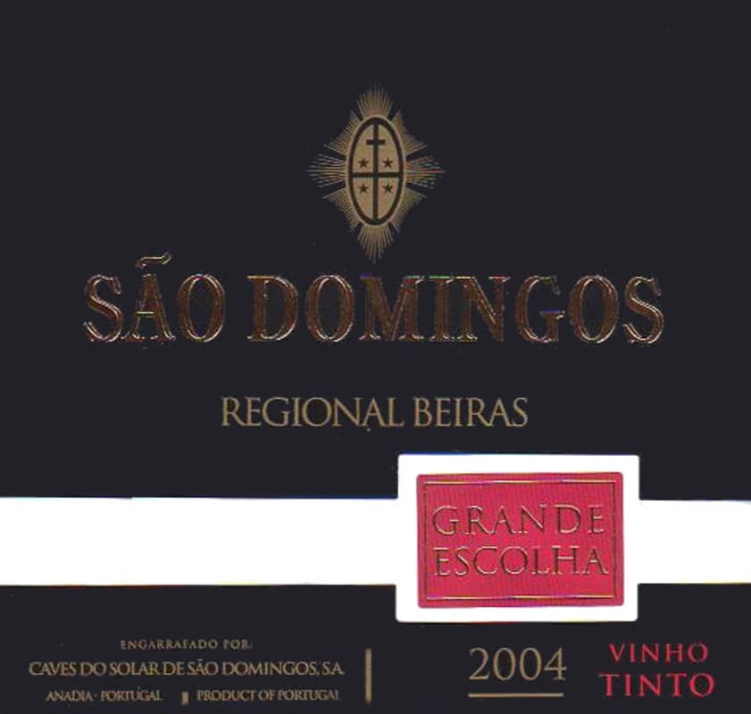 Caves Solar do Sao Domingo Grande Escolha 2004 Front Label
