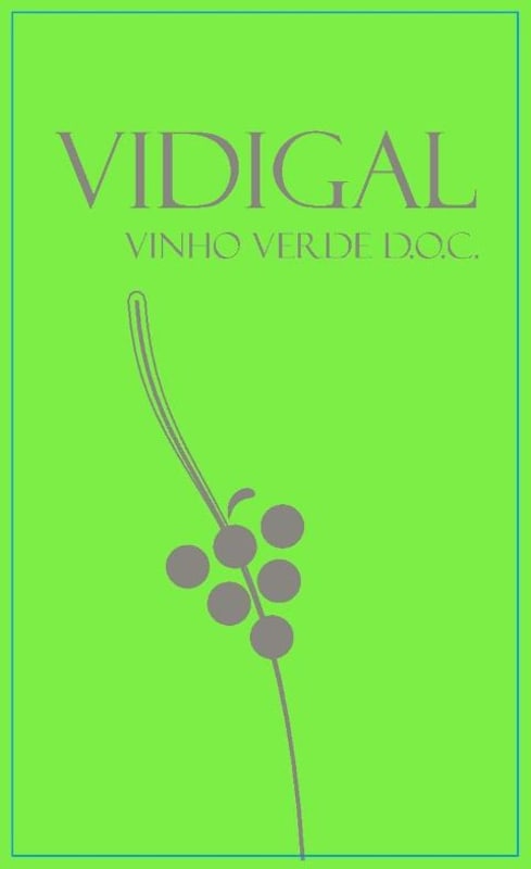 Caves Vidigal Vinho Verde 2014 Front Label