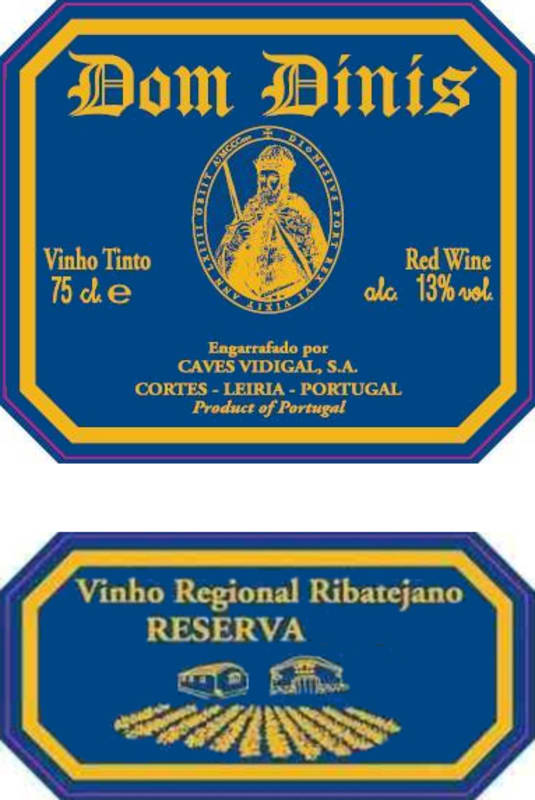 Caves Vidigal Vinho Regional Ribatejano Antonio Lopes Dom Dinis Reserva 2010 Front Label