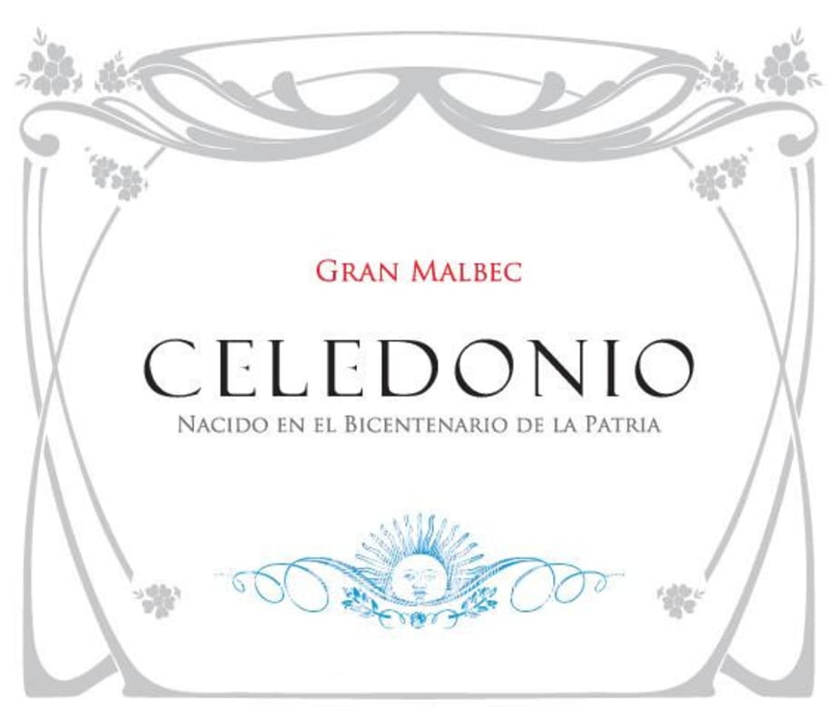 Celedonio Wines Grand Malbec 2013 Front Label