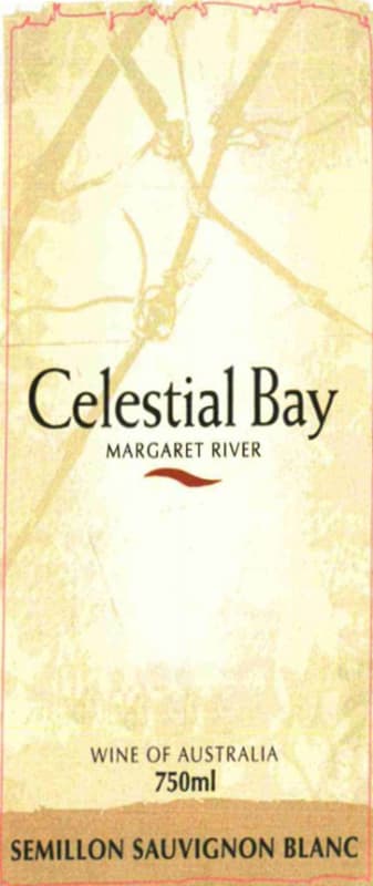 Celestial Bay Wines Semillon-Sauvignon Blanc 2012 Front Label