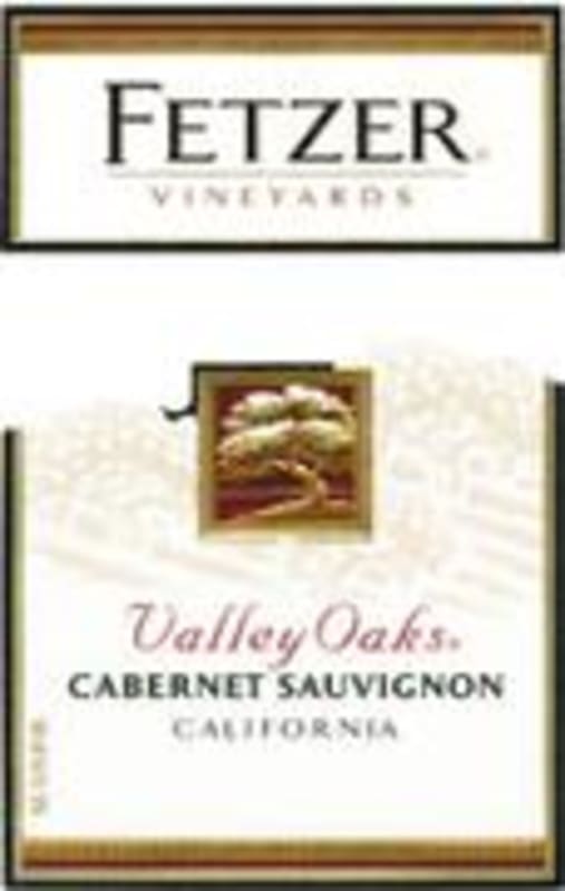 Fetzer Valley Oaks Cabernet Sauvignon (375ML half-bottle) 1998 Front Label