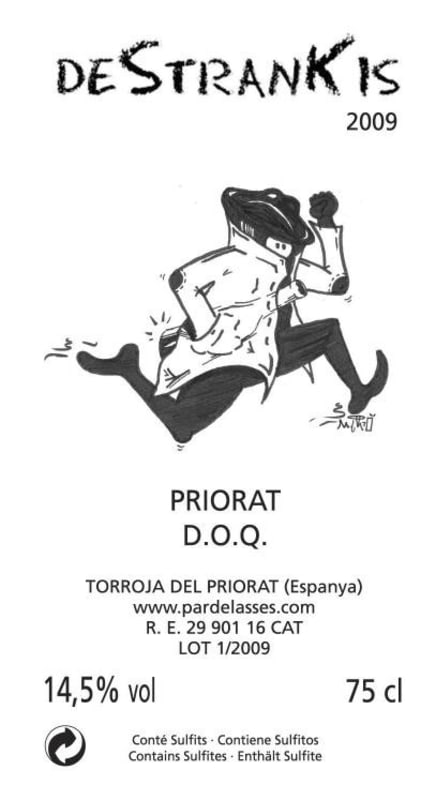 Celler Aixala I Alcait Destrankis 2009 Front Label